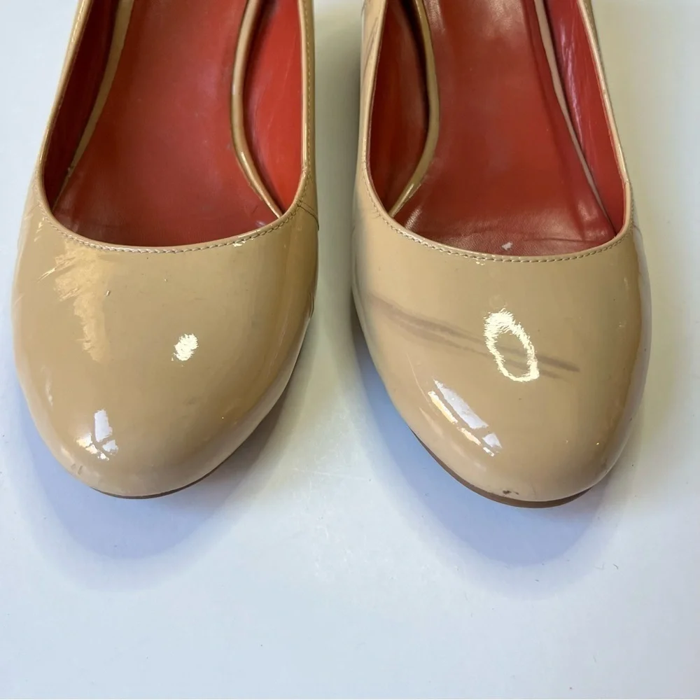 Cole Haan Nude Closed Toe Wedge Heel Shoes 7.5